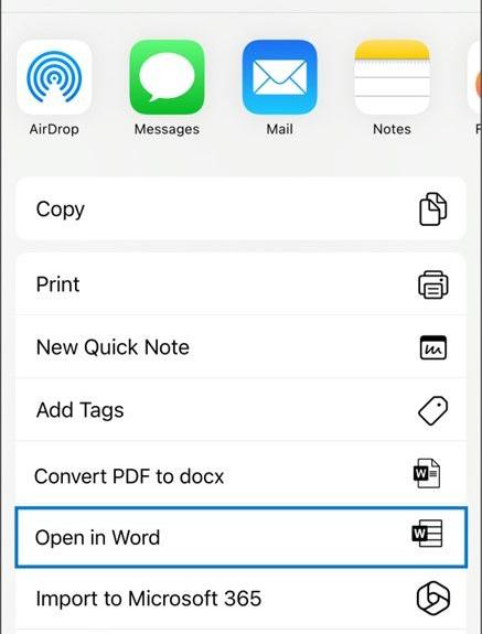微软邀请 iPhone / iPad 用户测试 iOS 新版 Word：PDF 能转换为 Docx 文档