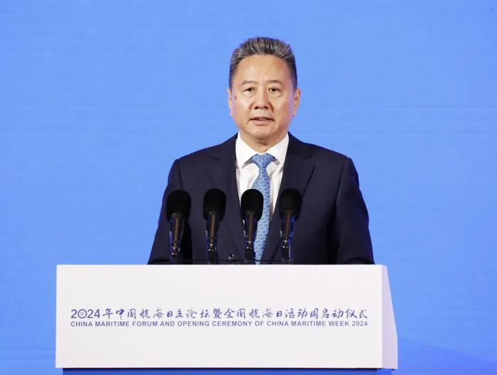 李小鹏出席2024年中国航海日主论坛并致辞