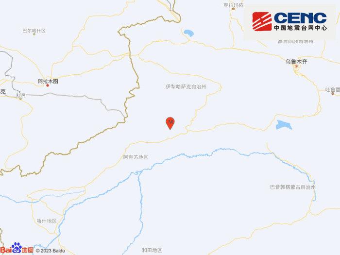 新疆阿克苏地区拜城县发生3.1级地震，震源深度20千米