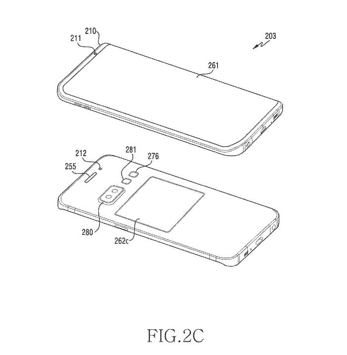 三星专利探索手机未来设计：背面新增 OLED 屏幕，还可配指纹传感器