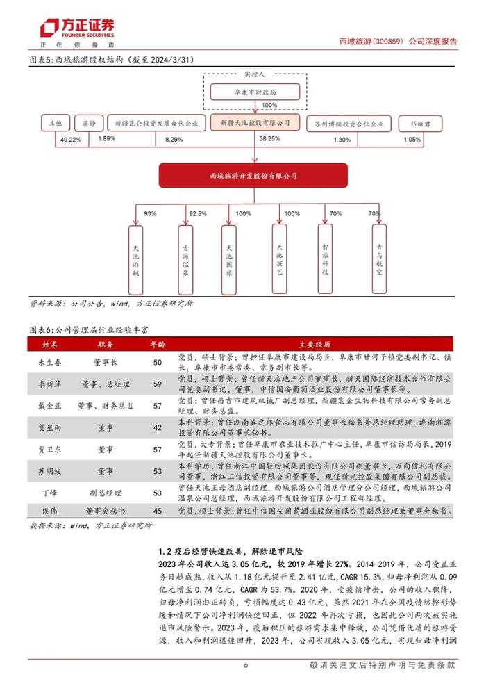 【方正社服】 西域旅游(300859)：立足天山天池根基稳健，布局新项目+低空助力成长