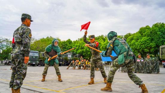 武警兵团总队某支队举行“铸剑——2024”军事训练大比武