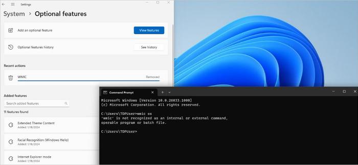 微软发布指南：Win11 上如何继续使用 WMIC 命令行界面工具