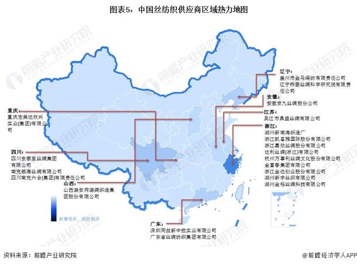 2024年中国纺织工业细分市场区域格局分析 各细分市场区域分布不同【组图】