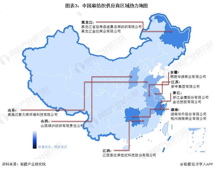 2024年中国纺织工业细分市场区域格局分析 各细分市场区域分布不同【组图】