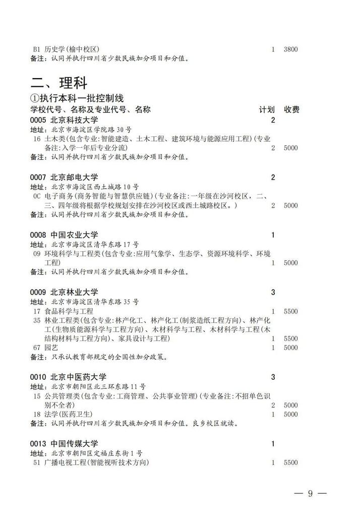 今天23：30截止！@四川考生，国家专项计划征集志愿看过来