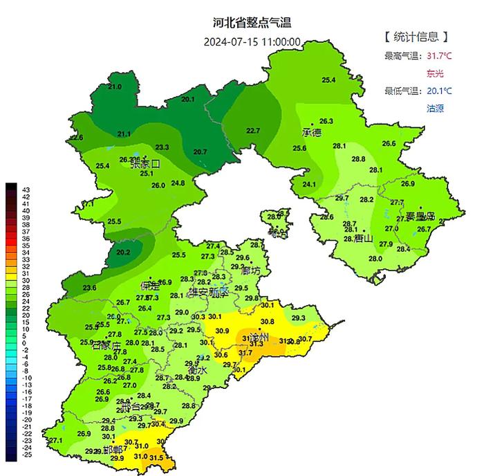 入伏啦！河北多地雷雨继续！闷热感 up up↑↑另附近60年全国“三伏”气象大数据→