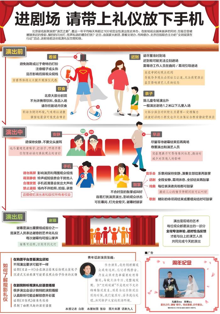 进剧场 请带上礼仪放下手机