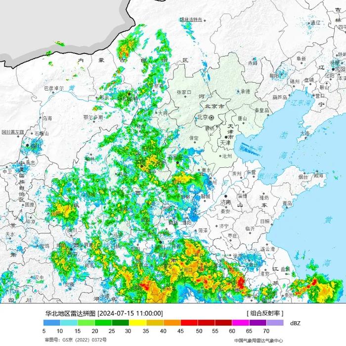 入伏啦！河北多地雷雨继续！闷热感 up up↑↑另附近60年全国“三伏”气象大数据→