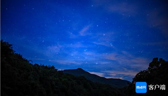 追星记 夏天在海南拍摄璀璨银河季节