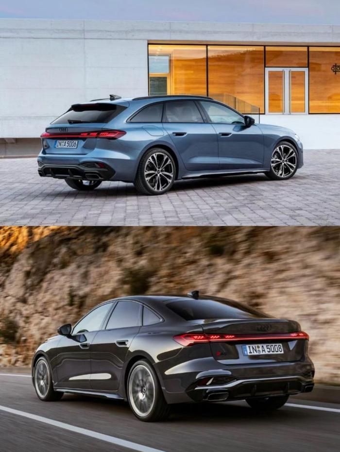 Sportback 和 Avant 版奥迪 A5 汽车宣传图曝光