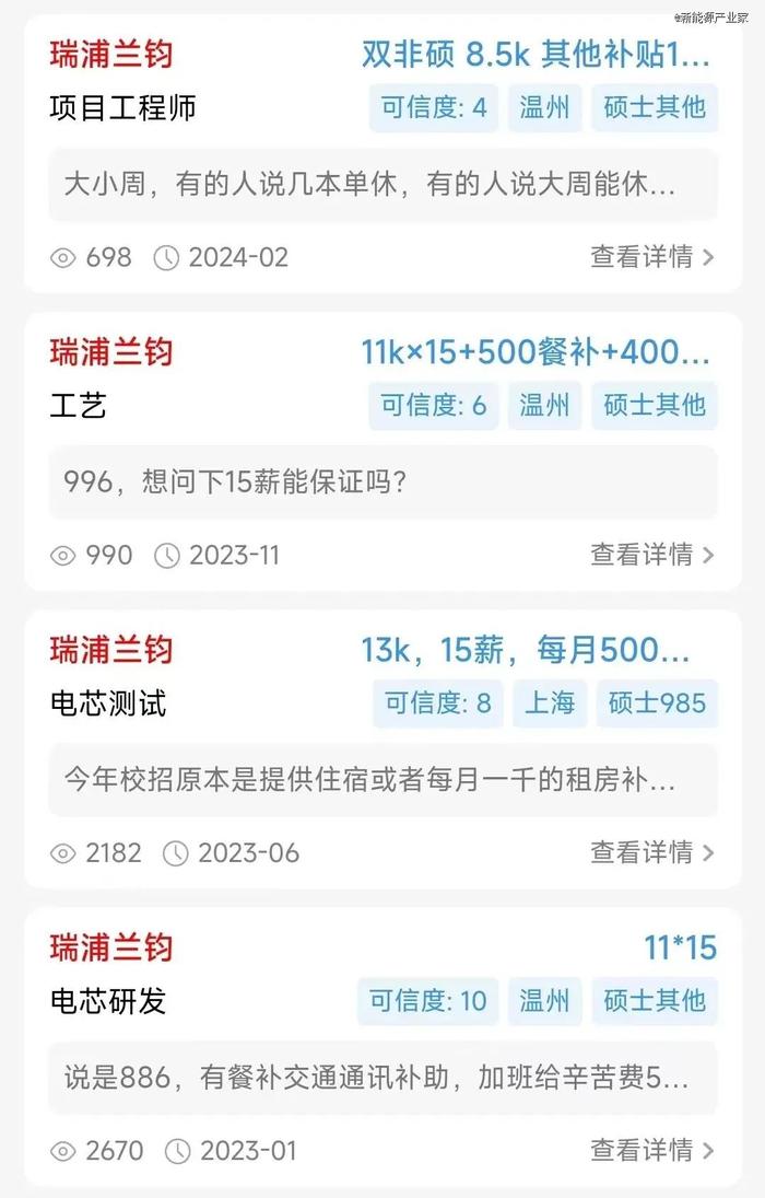 应届月薪20k，储能大厂薪资战