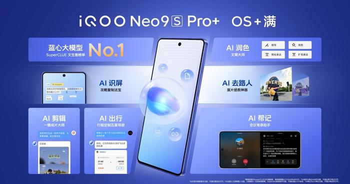 iQOO Neo9S Pro+ 手机开售：自研电竞芯片 Q1、骁龙 8 Gen3，首发 2899 元起