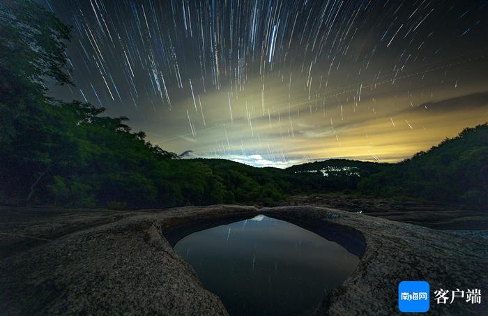 追星记 夏天在海南拍摄璀璨银河季节