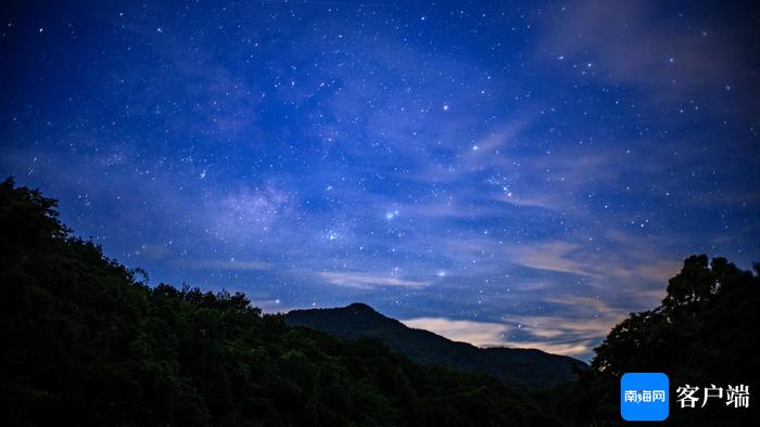 追星记 夏天在海南拍摄璀璨银河季节