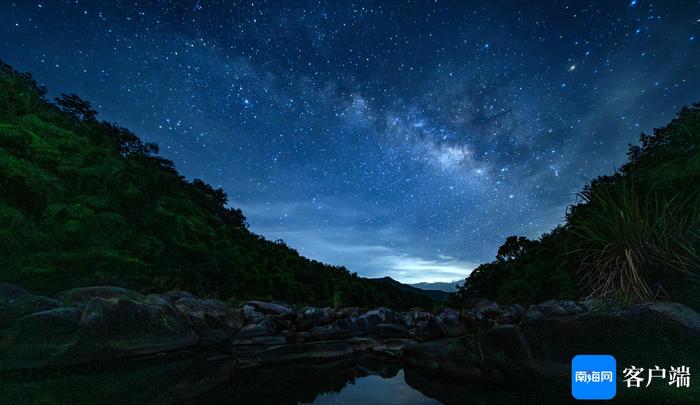 追星记 夏天在海南拍摄璀璨银河季节