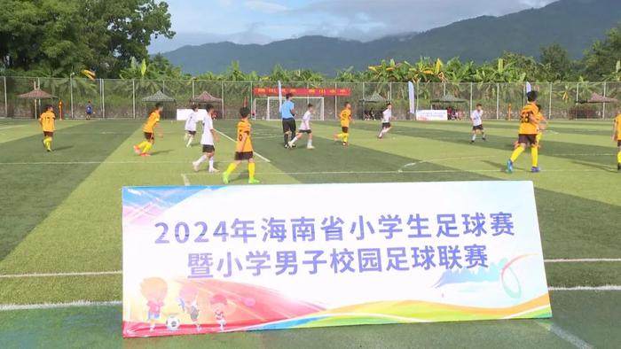 2024年海南省小学生足球赛暨小学男子校园足球联赛在保亭开赛