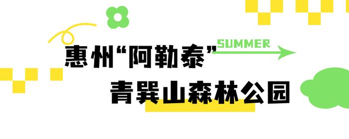 收藏这篇惠州免费户外亲子游攻略，暑假放肆野！