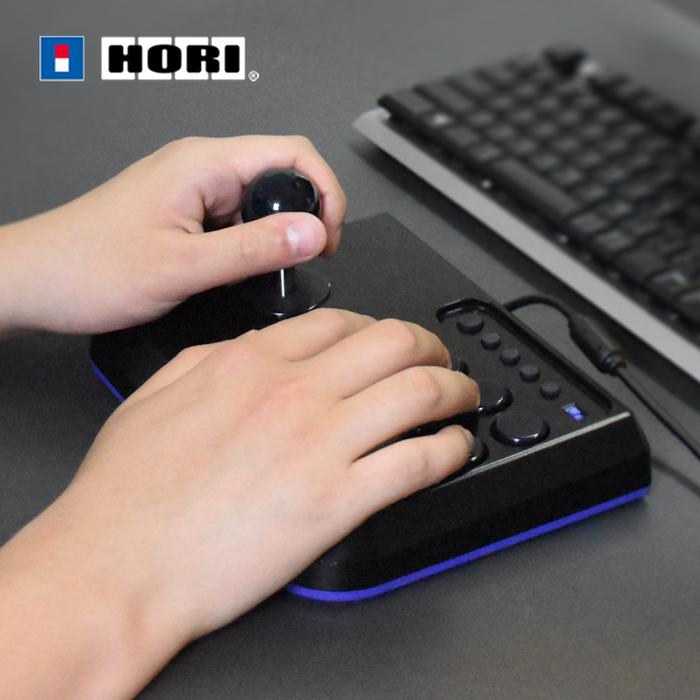 HORI 推出 Mini 格斗摇杆 for PC：街机模拟手柄、有线连接、500g，售价 298 元