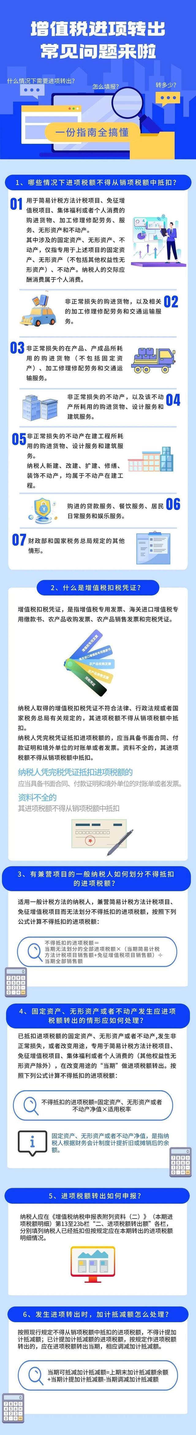 六问答，带您了解增值税进项转出常见问题！