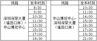 新线路开通！中山⇌深圳，28元