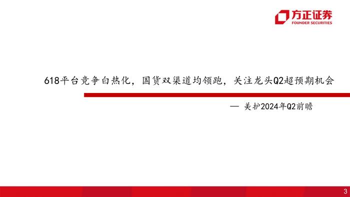 行业专题 | 零售美护纺服行业24Q2前瞻：618竞争加剧，关注强α龙头超预期机会