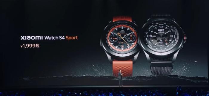 1999 元起，小米最高端智能手表 Watch S4 Sport 发布：钛金属机身、eSIM 独立通信