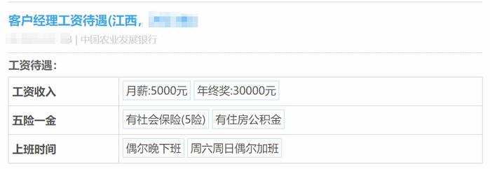 农业发展银行员工工资待遇被泄露！这才是真正的没压力！倍儿爽！