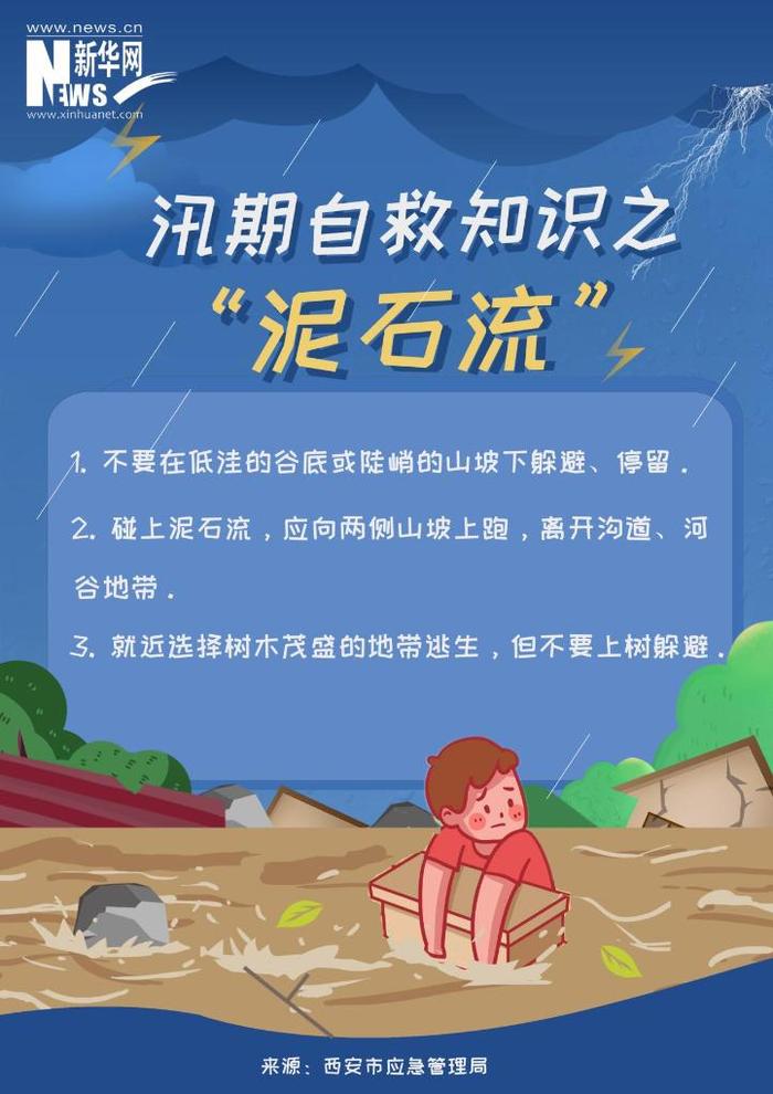 汛期科普｜突遇这些险情，如何避险自救？