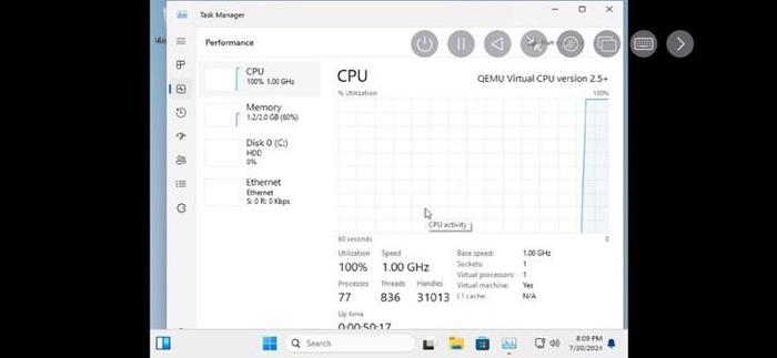 网友在苹果 iPhone 15 Pro 上跑 Win11，体验惨不忍睹