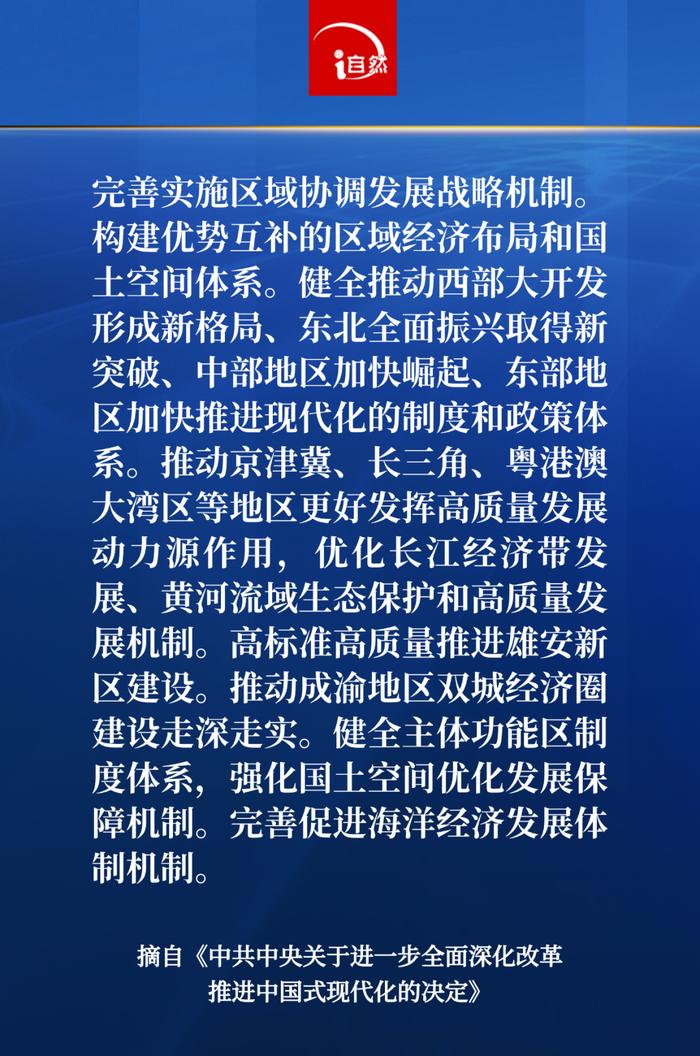 20张海报，速览二十届三中全会作出《决定》中的自然资源有关内容→