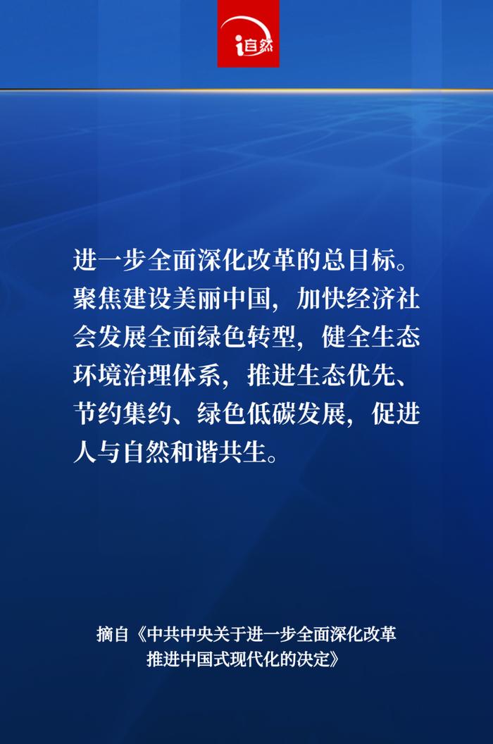 20张海报，速览二十届三中全会作出《决定》中的自然资源有关内容→