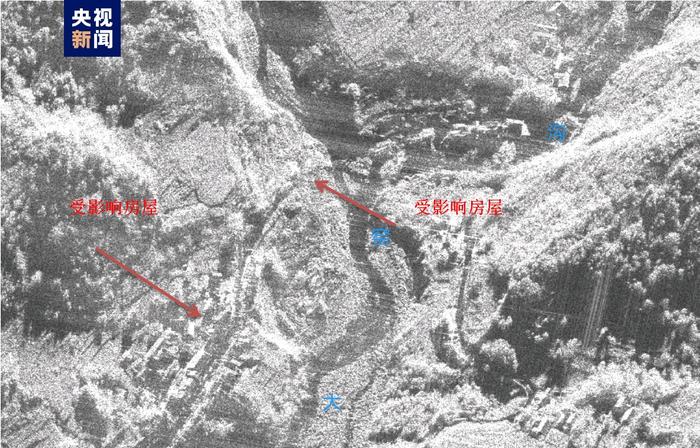 水利部发布卫星影像 支持四川汉源暴雨泥石流灾害应急处置