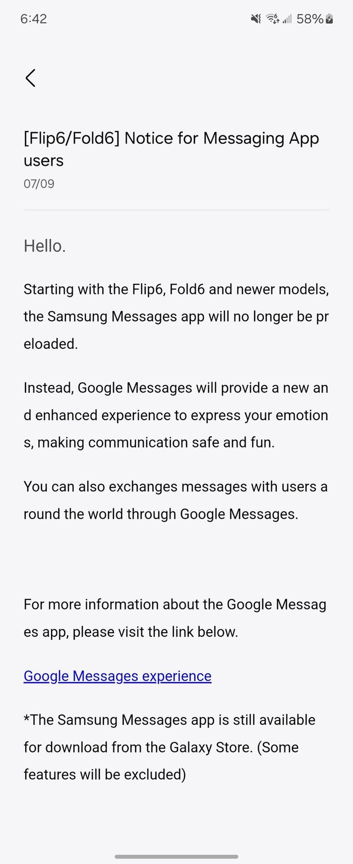 放弃自家短信应用，三星 Galaxy 手机在美国市场改用 Google Messages