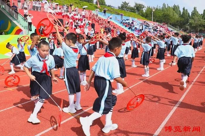 淄博市第十八届中学生运动会开幕