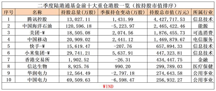 基金大举加仓这些港股！