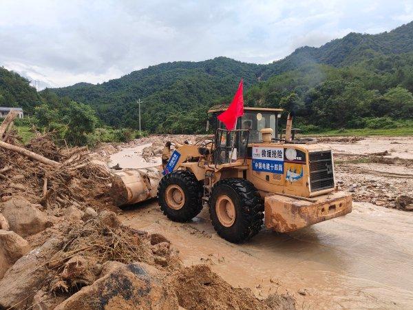 防汛救灾进行时！冲在抢险一线的“电建蓝”