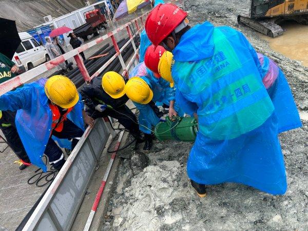 防汛救灾进行时！冲在抢险一线的“电建蓝”