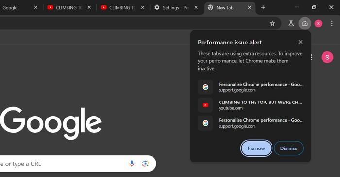 谷歌 Chrome 浏览器测试新特性，向用户示警 CPU 占用过高的标签页