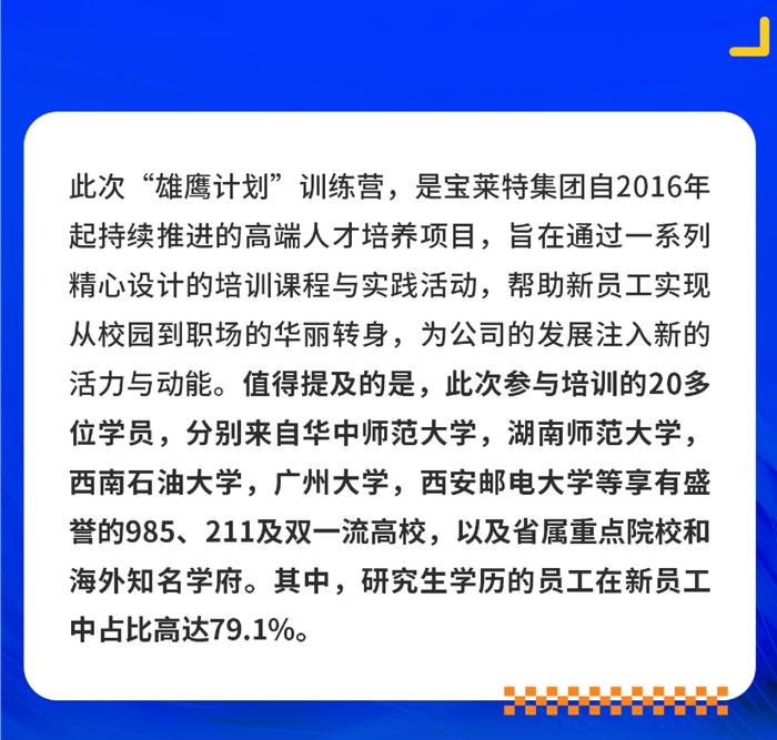 宝莱特2024届校招新员工“雄鹰计划”训练营正式启幕！