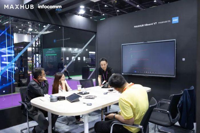 视源股份全球化品牌MAXHUB亮相InfoComm Asia 三大核心新品带来全新体验