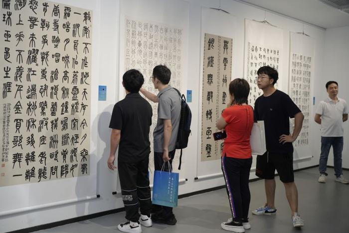 “第一届北京书法篆刻新人新作展”在北京市文联创展空间展厅开幕