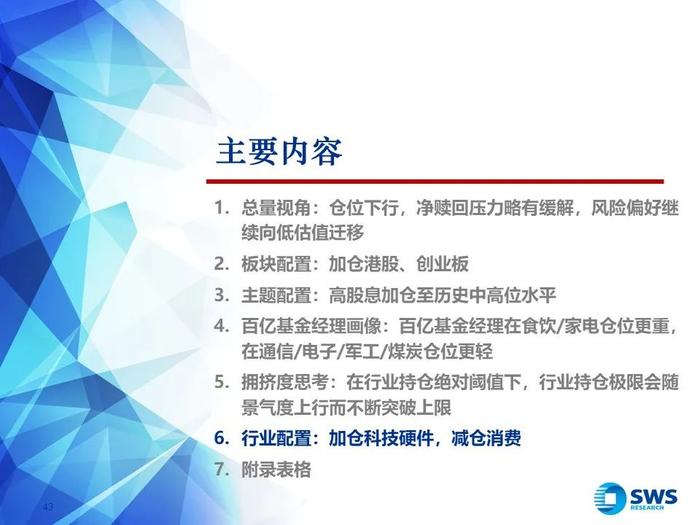 【申万宏源策略｜24Q2公募持仓深度】“红海科”中期三大方向持续获加仓—— 2024Q2主动型权益公募基金持股分析