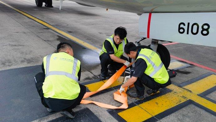 “格美”台风来袭，航空公司忙着干这件事