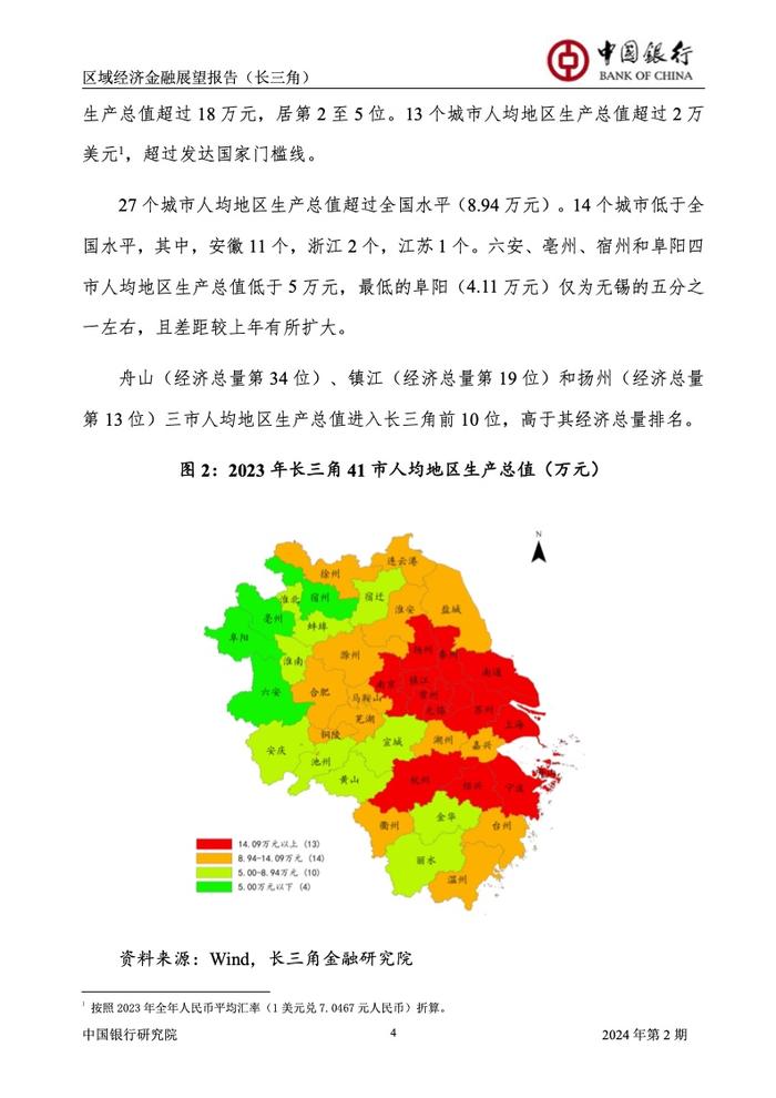 中国银行研究院：2024年第2期中国区域经济金融展望报告