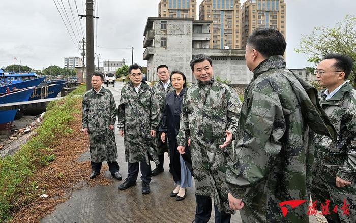 周祖翼在福州市检查指导防御第3号台风“格美”工作落实情况