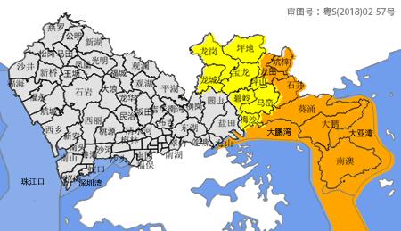 深圳分区暴雨橙色预警信号生效中！