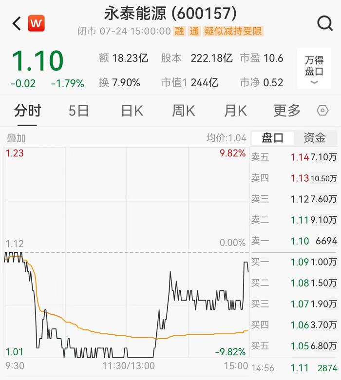 V观财报｜永泰能源大幅上调回购金额，用途却变了