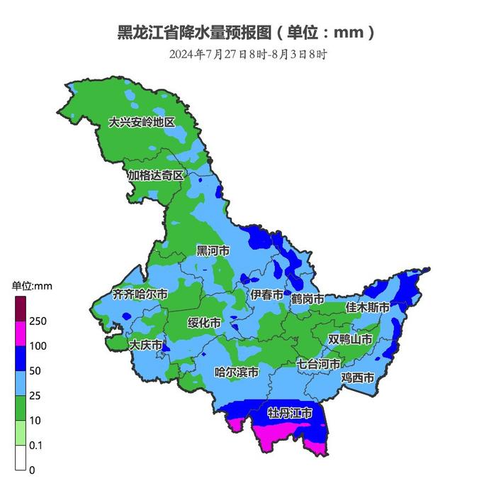 黑龙江：三次降雨！多强对流天气！