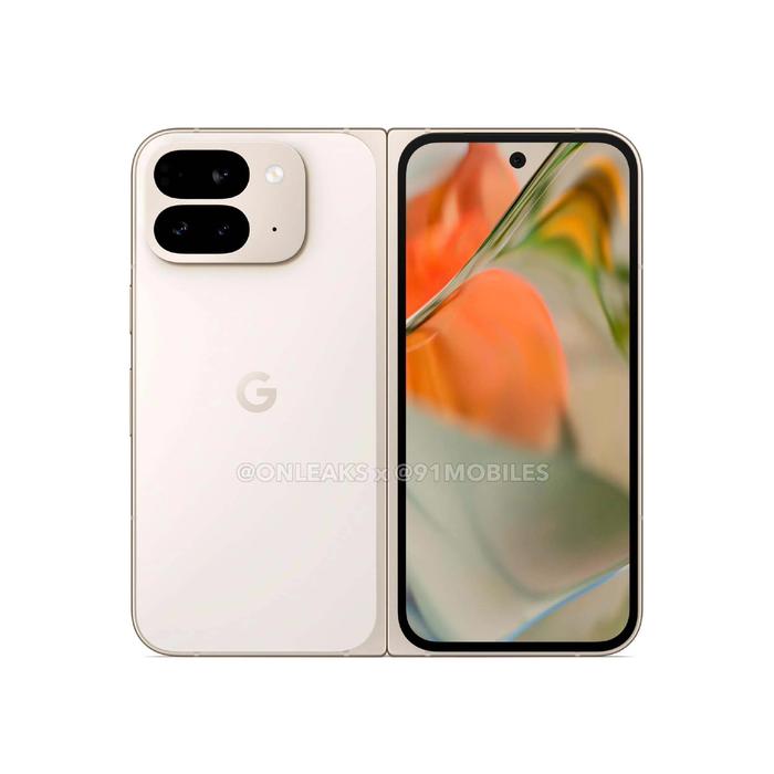 谷歌 Pixel 9 Pro Fold 折叠手机渲染图曝光：内屏 8.0 英寸、外屏 6.24 英寸